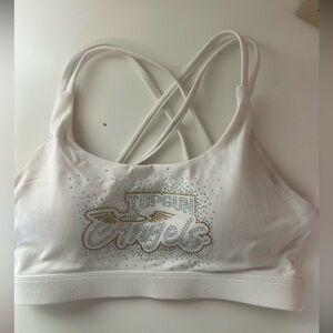 top gun angels cheer sports bra